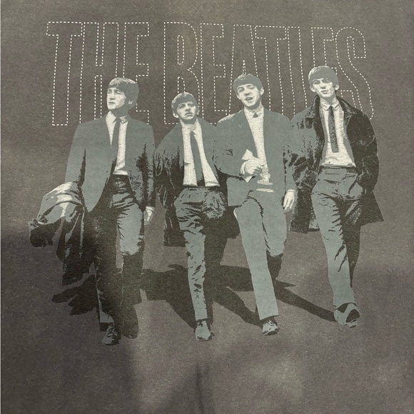 2009 Beatles Grey Heavy Cotton Tee - Picture 2 of 3
